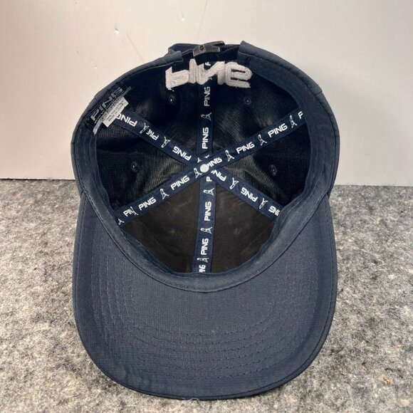 Ping G25 i25 Golf Hat Navy almost Black White logo Adjustable Cap One Size - Picture 7 of 15